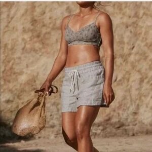 Athleta linen shorts